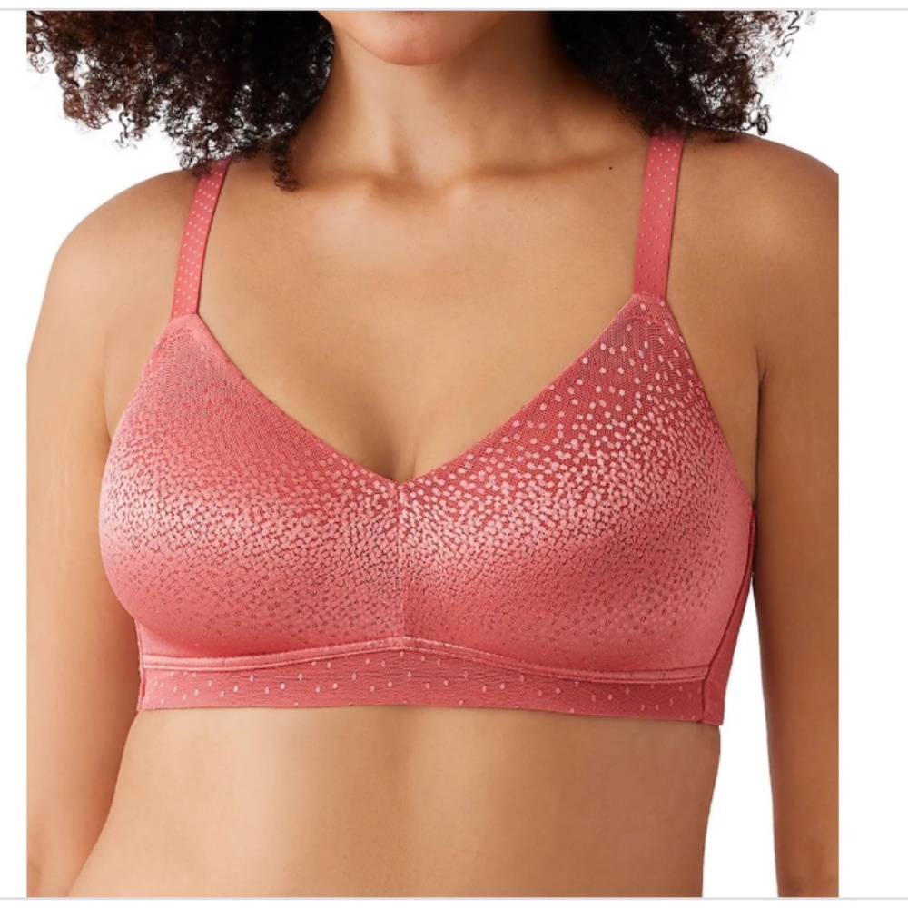 Wacoal Back Appeal Wire-Free Bra  Color Pink  Size 34DD NWT